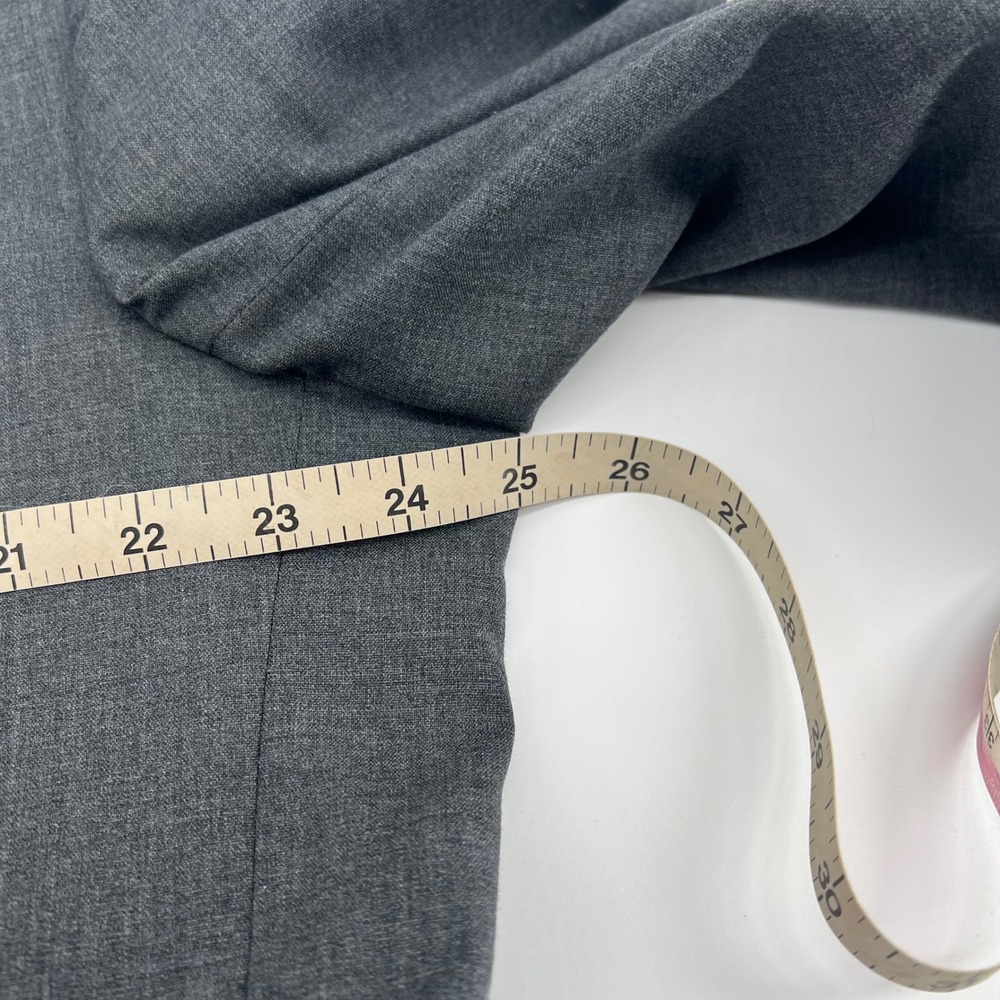 Jos. A. Bank 100% Wool Men's‎ Gray Two Button Blazer Jacket 46 L Business Career - Picture 5 of 9